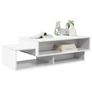 vidaXL Dohányzóasztal Fehér 105 x 50 x 32,5 cm Faanyag