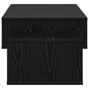 vidaXL Dohányzóasztal Fekete tölgy 105 x 50 x 32,5 cm Faanyag