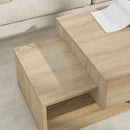 vidaXL Dohányzóasztal Sonoma tölgy 105 x 50 x 32,5 cm Faanyag