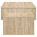vidaXL Dohányzóasztal Sonoma tölgy 105 x 50 x 32,5 cm Faanyag