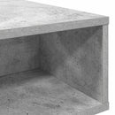 vidaXL Dohányzóasztal Beton Szürke 105 x 50 x 32,5 cm Faanyag