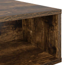vidaXL Dohányzóasztal Füstölt tölgy 105 x 50 x 32,5 cm Faanyag