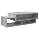 vidaXL Dohányzóasztal Szürke Sonoma 105 x 50 x 32,5 cm Faanyag