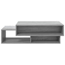 vidaXL Dohányzóasztal Szürke Sonoma 105 x 50 x 32,5 cm Faanyag