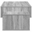 vidaXL Dohányzóasztal Szürke Sonoma 105 x 50 x 32,5 cm Faanyag