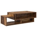 vidaXL Dohányzóasztal Öreg fa 105 x 50 x 32,5 cm Faanyag