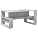 vidaXL Dohányzóasztal Beton Szürke 90 x 50 x 40 cm Faanyag