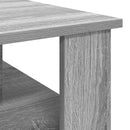 vidaXL Dohányzóasztal Szürke Sonoma 90 x 50 x 40 cm Faanyag