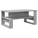 vidaXL Dohányzóasztal Szürke Sonoma 90 x 50 x 40 cm Faanyag