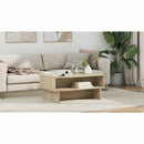 vidaXL Dohányzóasztal Sonoma tölgy 80 x 46 x 35 cm Faanyag