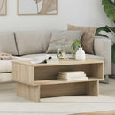 vidaXL Dohányzóasztal Sonoma tölgy 80 x 46 x 35 cm Faanyag