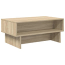 vidaXL Dohányzóasztal Sonoma tölgy 80 x 46 x 35 cm Faanyag
