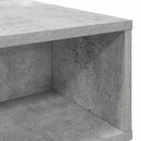 vidaXL Dohányzóasztal Beton Szürke 80 x 46 x 35 cm Faanyag
