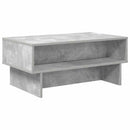 vidaXL Dohányzóasztal Beton Szürke 80 x 46 x 35 cm Faanyag