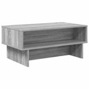 vidaXL Dohányzóasztal Szürke Sonoma 80 x 46 x 35 cm Faanyag