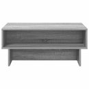 vidaXL Dohányzóasztal Szürke Sonoma 80 x 46 x 35 cm Faanyag
