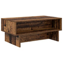 vidaXL Dohányzóasztal Öreg fa 80 x 46 x 35 cm Faanyag