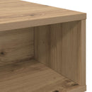 vidaXL Dohányzóasztal Artisan tölgy 80 x 46 x 35 cm Szerelt Fa