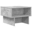 vidaXL Dohányzóasztal Beton Szürke 48 x 46 x 35 cm Faanyag
