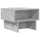 vidaXL Dohányzóasztal Beton Szürke 48 x 46 x 35 cm Faanyag