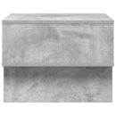 vidaXL Dohányzóasztal Beton Szürke 48 x 46 x 35 cm Faanyag