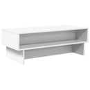 vidaXL Dohányzóasztal Fehér 100 x 46 x 35 cm Faanyag
