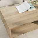 vidaXL Dohányzóasztal Sonoma tölgy 100 x 46 x 35 cm Faanyag