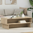 vidaXL Dohányzóasztal Sonoma tölgy 100 x 46 x 35 cm Faanyag