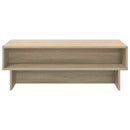 vidaXL Dohányzóasztal Sonoma tölgy 100 x 46 x 35 cm Faanyag