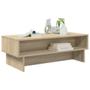 vidaXL Dohányzóasztal Sonoma tölgy 100 x 46 x 35 cm Faanyag