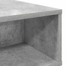 vidaXL Dohányzóasztal Beton Szürke 100 x 46 x 35 cm Faanyag