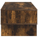 vidaXL Dohányzóasztal Füstölt tölgy 100 x 46 x 35 cm Faanyag