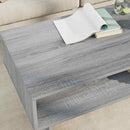 vidaXL Dohányzóasztal Szürke Sonoma 100 x 46 x 35 cm Faanyag