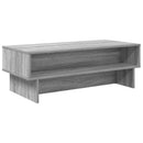 vidaXL Dohányzóasztal Szürke Sonoma 100 x 46 x 35 cm Faanyag