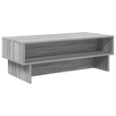 vidaXL Dohányzóasztal Szürke Sonoma 100 x 46 x 35 cm Faanyag