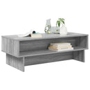 vidaXL Dohányzóasztal Szürke Sonoma 100 x 46 x 35 cm Faanyag