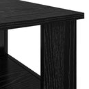 vidaXL Dohányzóasztal Fekete tölgy 57 x 55 x 45 cm Faanyag