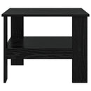 vidaXL Dohányzóasztal Fekete tölgy 57 x 55 x 45 cm Faanyag
