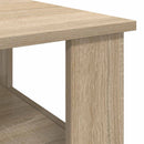 vidaXL Dohányzóasztal Sonoma tölgy 57 x 55 x 45 cm Szerelt Fa