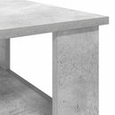 vidaXL Dohányzóasztal Beton Szürke 57 x 55 x 45 cm Faanyag
