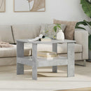 vidaXL Dohányzóasztal Beton Szürke 57 x 55 x 45 cm Faanyag