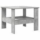vidaXL Dohányzóasztal Beton Szürke 57 x 55 x 45 cm Faanyag