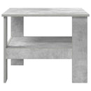 vidaXL Dohányzóasztal Beton Szürke 57 x 55 x 45 cm Faanyag