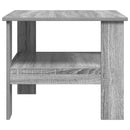 vidaXL Dohányzóasztal Szürke Sonoma 57 x 55 x 45 cm Faanyag