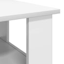 vidaXL Dohányzóasztal Fehér 90 x 50 x 45 cm Faanyag