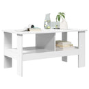 vidaXL Dohányzóasztal Fehér 90 x 50 x 45 cm Faanyag