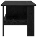 vidaXL Dohányzóasztal Fekete tölgy 90 x 50 x 45 cm Faanyag
