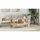 vidaXL Dohányzóasztal Sonoma tölgy 90 x 50 x 45 cm Faanyag