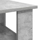 vidaXL Dohányzóasztal Beton Szürke 90 x 50 x 45 cm Faanyag