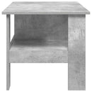 vidaXL Dohányzóasztal Beton Szürke 90 x 50 x 45 cm Faanyag